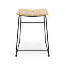 Aero Bench Height Barstool | Black