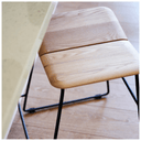 Aero Bench Height Barstool | Black