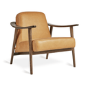 Baltic Armchair Walnut | Canyon Whisky Tan