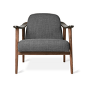 Baltic Armchair Walnut | Andorra Pewter