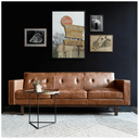Embassy Sofa | Saddle Brown