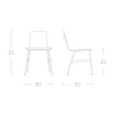 Lecture Dining Chair | Vintage Mineral