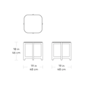 Quarry Side Table | Natural Ash