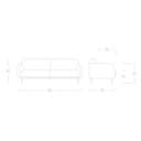 Nord Sofa | Casella Slate Velvet