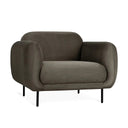 Nord Armchair | Casella Mink Velvet