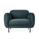 Nord Armchair | Casella Slate Velvet