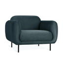 Nord Armchair | Casella Slate Velvet