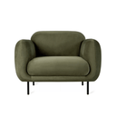 Nord Armchair | Casella Grove Green Velvet