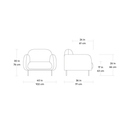 Nord Armchair | Casella Grove Green Velvet