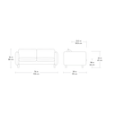 Rialto Sofa Bed | Dawson Rose