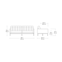 Towne Sofa | Parliament Stone