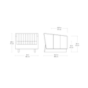 Wallace Armchair | Saddle Brown