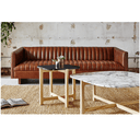 Wallace Sofa | Saddle Brown