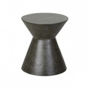 Granada Hourglass Patio Side Table | Black Fleck
