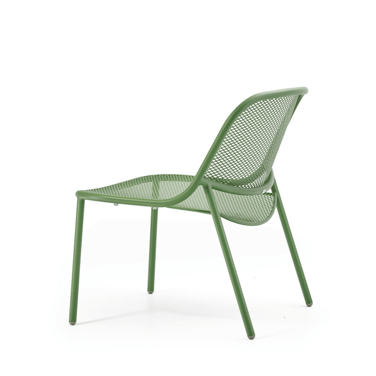 Grille Stackable Patio Armchair Lounger Reseda Green CLU Living Pty Ltd