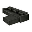 Mix Left Arm Sofa | Licorice