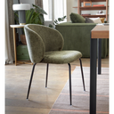 Hala Dining Chair | Green Chenille