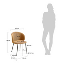 Hala Dining Chair | Mustard