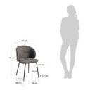 Hala Dining Chair | Titanium Grey