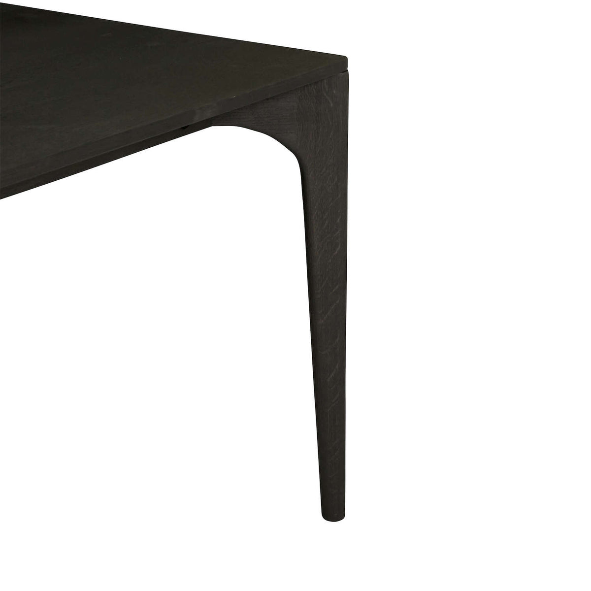 Huxley Curve Dining Table Black Oak CLU Living Pty Ltd