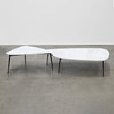 Jakob Marble Coffee Table MED | White
