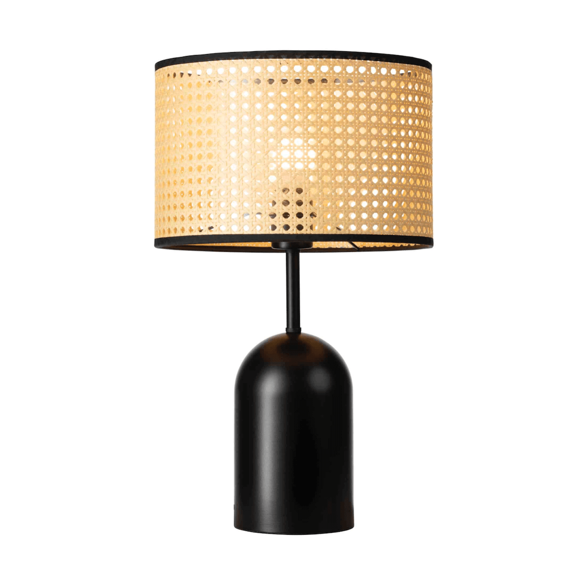 Bedside lamp rattan deals