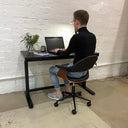 Kinetic  Stand Up Desk PRO | Black Ash
