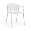 Komad Stackable Patio Chair | White