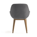 Kylie Timber Leg Dining Chair | Arctic Grey