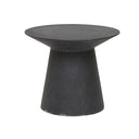 Livorno Round Patio Side Table | Black