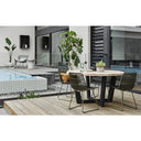 Livorno Round Patio Side Table | White