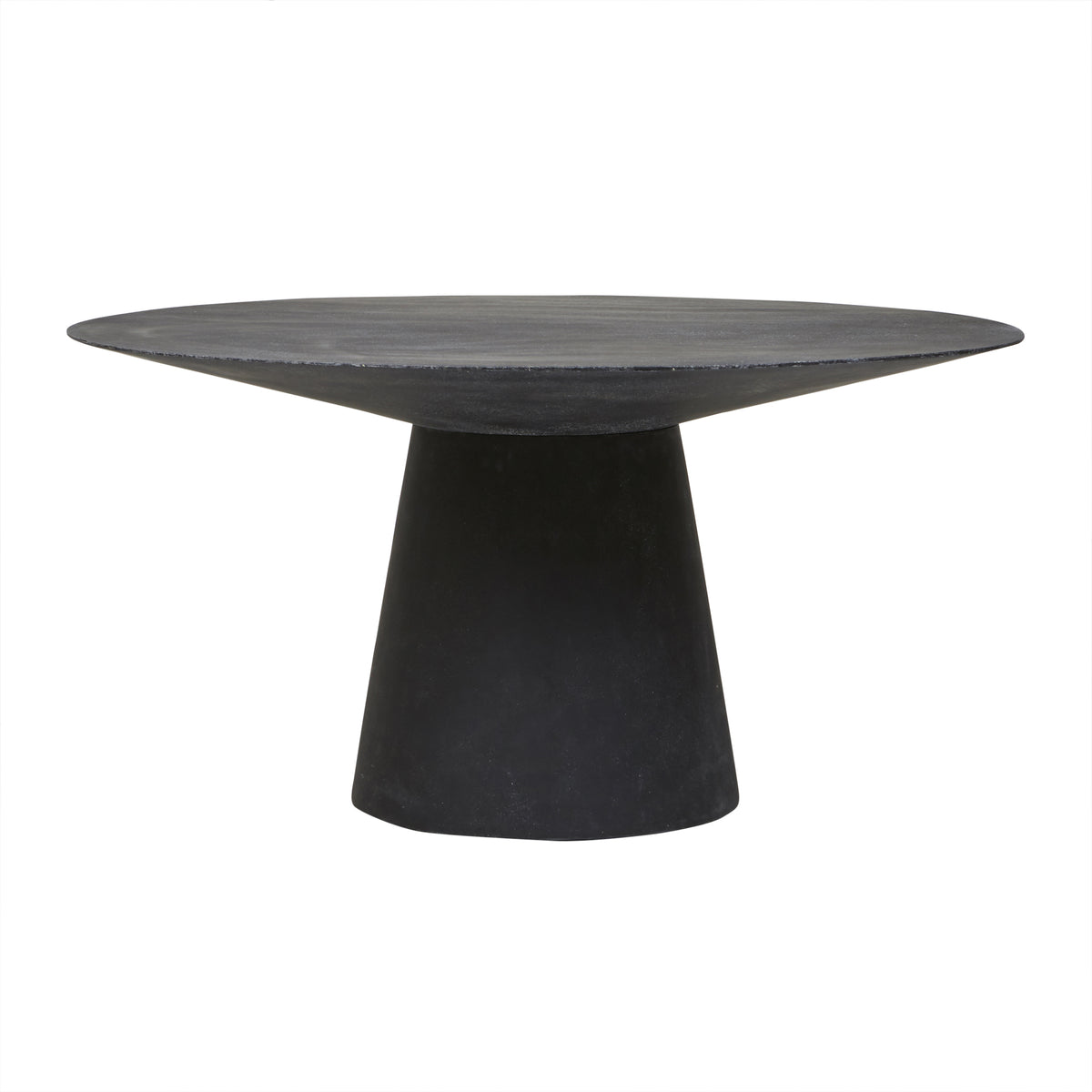 Concrete Indoor/Outdoor Pedestal Round Dining Table