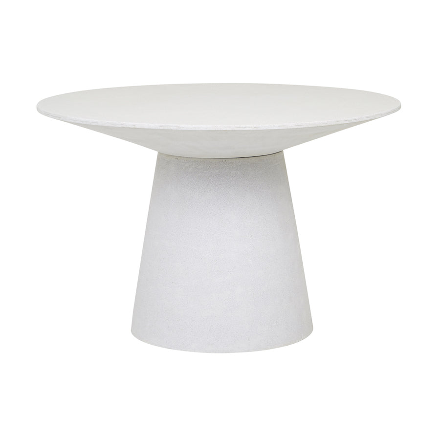 White round patio dining table on sale