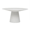 Livorno Round Patio Dining Table | White