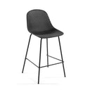 Lonsdale Bar Height Patio Barstool | Grey