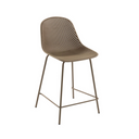 Lonsdale Bench Height Patio Barstool | Mocha