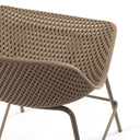 Lonsdale Bench Height Patio Barstool | Mocha