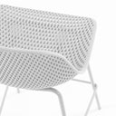 Lonsdale Bench Height Patio Barstool | White