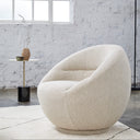 Luno Swivel Armchair | Oatmeal