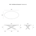 Mikado Oval Dining Table