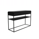 Monolit Console Table | Black Oak