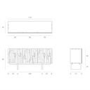 Mosaic Buffet Cabinet | 3 Door