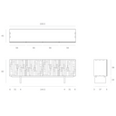 Mosaic Buffet Cabinet | 4 Door