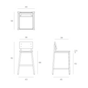 N3 Bench Barstool