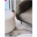 Pippa Upholstered Ottoman SM | Oatmeal Beige