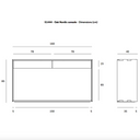 Nordic Console Table LRG | Oak