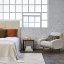 Omari Bed Head | Cream Boucle