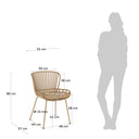 Omo Patio Chair | Mocha