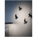 Shira Climbing Woman Sculpture
