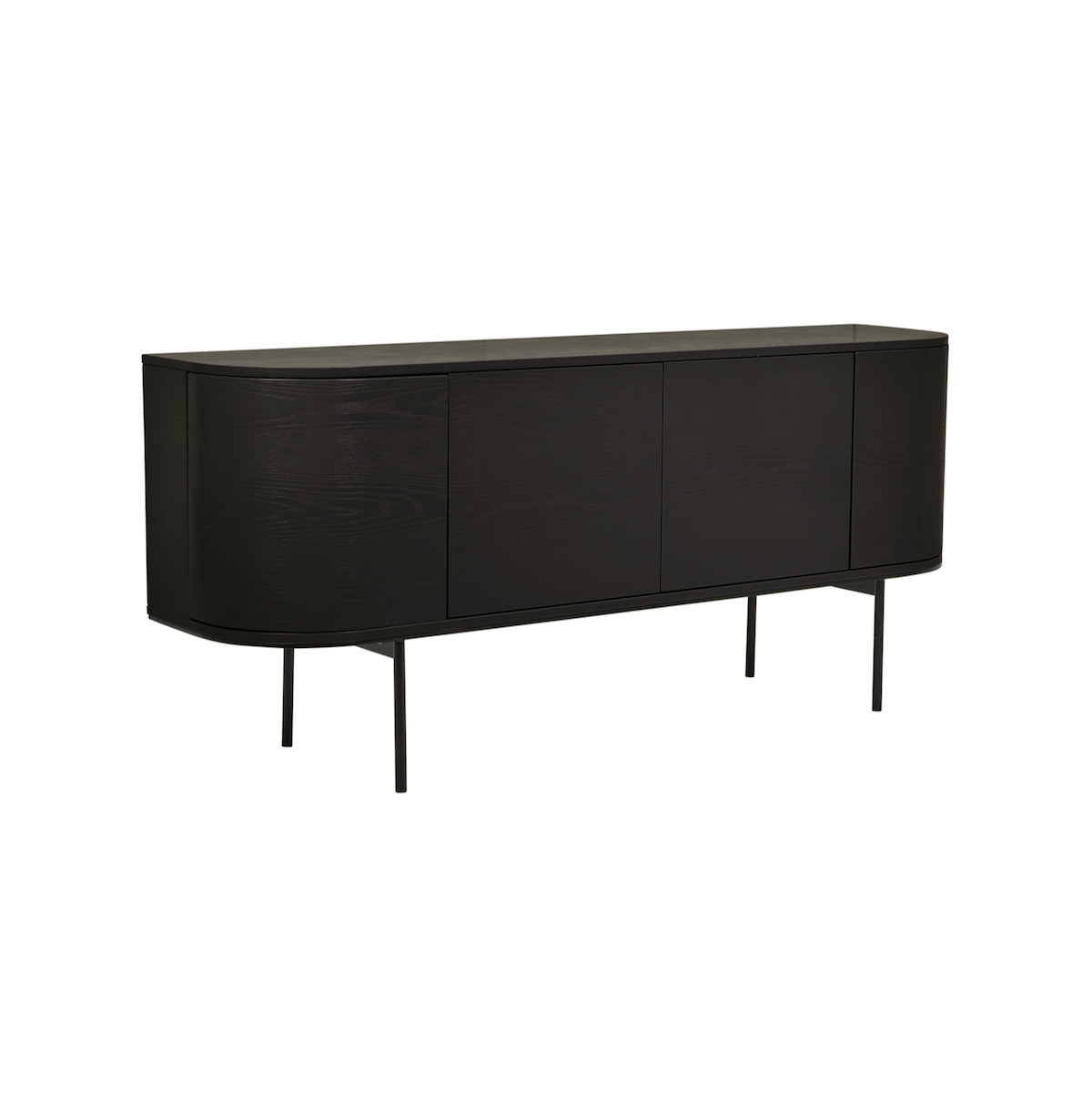 Small black buffet cabinet discount